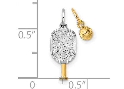 14k Yellow & Rhodium Pendants Style YC1622 - Classique Jewelry Inc.