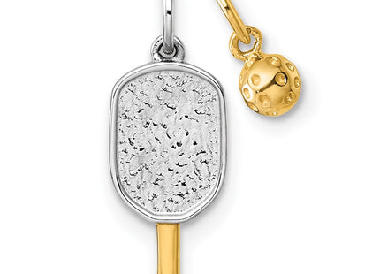 14k Yellow & Rhodium Pendants Style YC1622 - Classique Jewelry Inc.