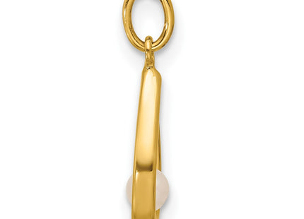14k Yellow Gold Pendants Style YC1625 - Classique Jewelry Inc.