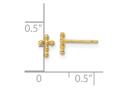 14k Yellow Gold Earrings Style YC1631 - Classique Jewelry Inc.