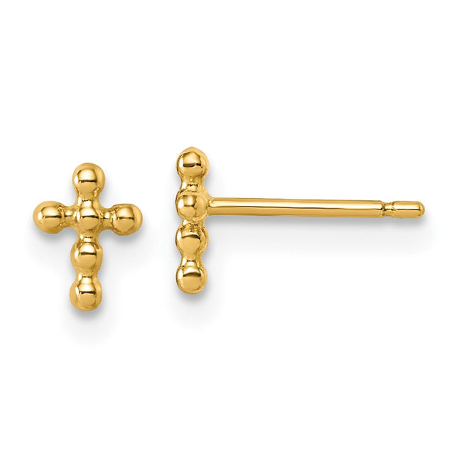 14k Yellow Gold Earrings Style YC1631 - Classique Jewelry Inc.
