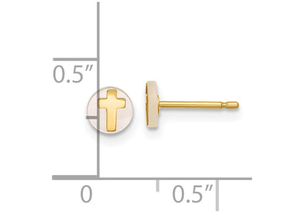 14k Yellow Gold Earrings Style YC1634 - Classique Jewelry Inc.