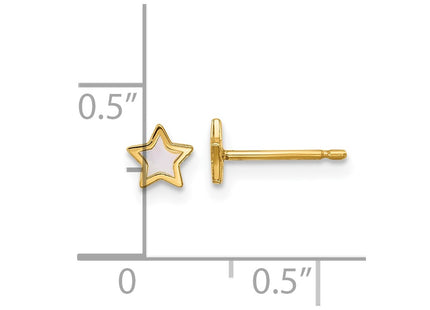 14k Yellow Gold Earrings Style YC1636 - Classique Jewelry Inc.