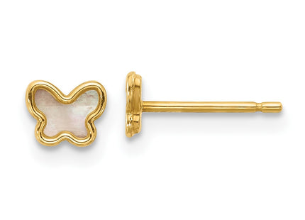 14k Yellow Gold Earrings Style YC1639 - Classique Jewelry Inc.