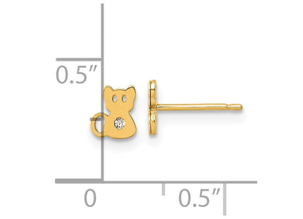 14k Yellow Gold Earrings Style YC1643 - Classique Jewelry Inc.