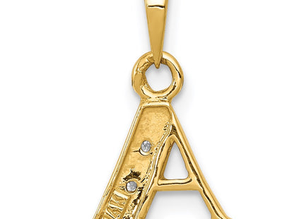 14k Yellow & Rhodium Pendants Style YC250A - Classique Jewelry Inc.