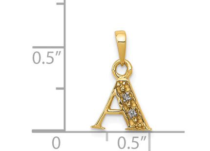 14k Yellow & Rhodium Pendants Style YC250A - Classique Jewelry Inc.