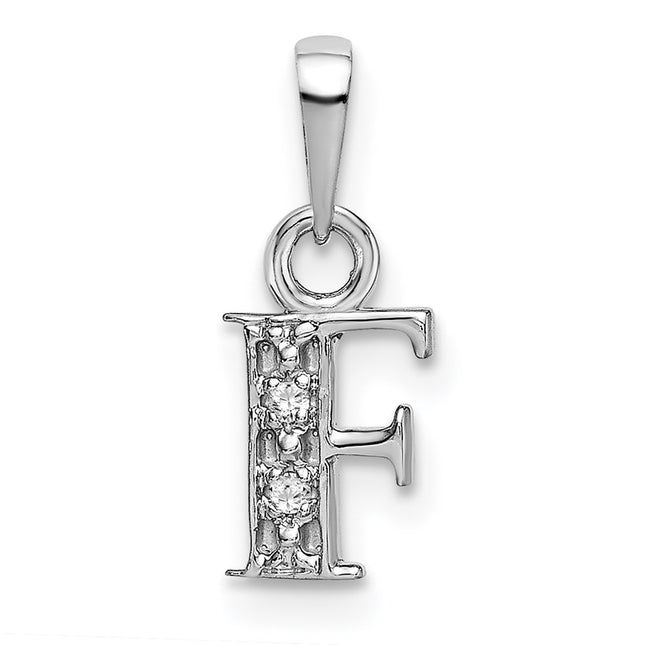 14k White Gold Pendants Style YC251F - Classique Jewelry Inc.
