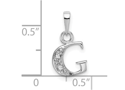 14k White Gold Pendants Style YC251G - Classique Jewelry Inc.