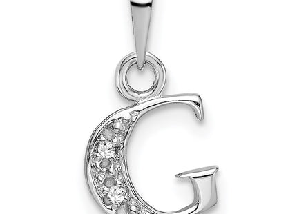 14k White Gold Pendants Style YC251G - Classique Jewelry Inc.