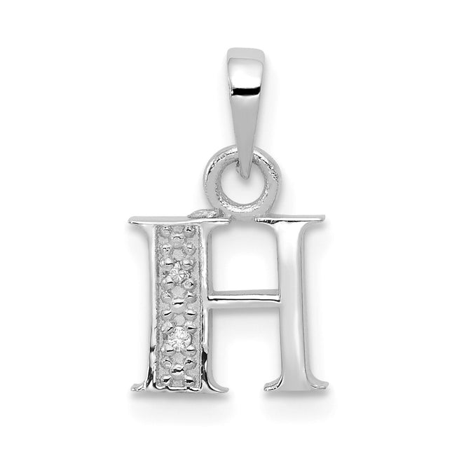 14k White Gold Pendants Style YC251H - Classique Jewelry Inc.