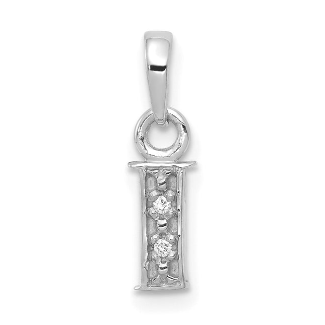 14k White Gold Pendants Style YC251I - Classique Jewelry Inc.