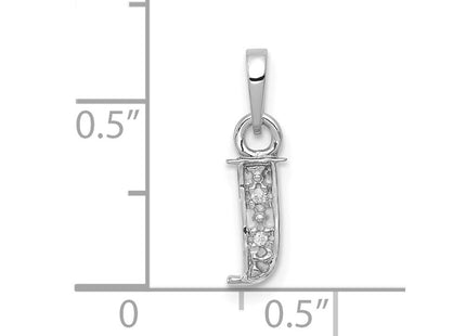 14k White Gold Pendants Style YC251J - Classique Jewelry Inc.