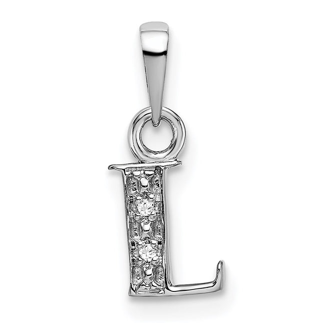 14k White Gold Pendants Style YC251L - Classique Jewelry Inc.
