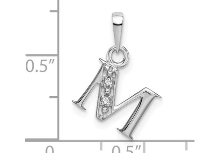 14k White Gold Pendants Style YC251M - Classique Jewelry Inc.
