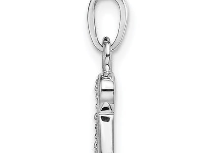 14k White Gold Pendants Style YC251R - Classique Jewelry Inc.