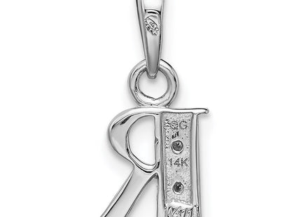 14k White Gold Pendants Style YC251R - Classique Jewelry Inc.