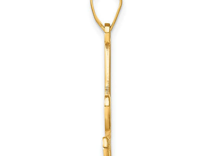14k Yellow Gold Pendants Style YC252A - Classique Jewelry Inc.