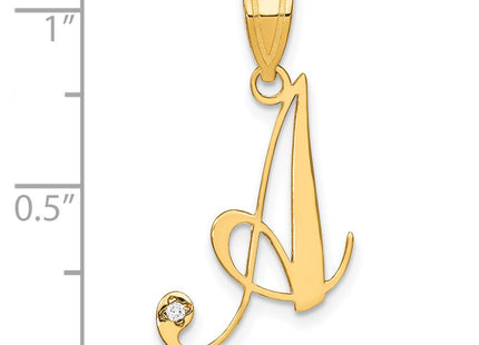 14k Yellow Gold Pendants Style YC252A - Classique Jewelry Inc.