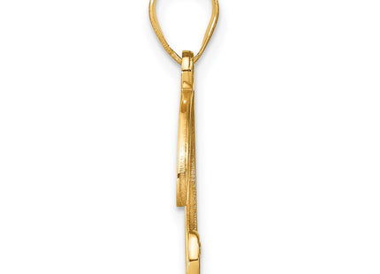 14k Yellow Gold Pendants Style YC252B - Classique Jewelry Inc.