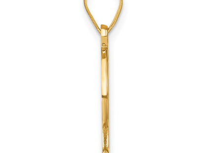 14k Yellow Gold Pendants Style YC252D - Classique Jewelry Inc.