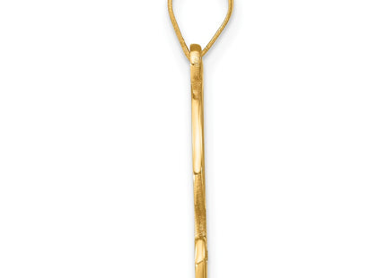 14k Yellow Gold Pendants Style YC252F - Classique Jewelry Inc.