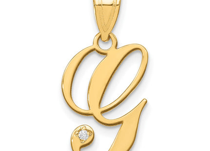 14k Yellow Gold Pendants Style YC252G - Classique Jewelry Inc.