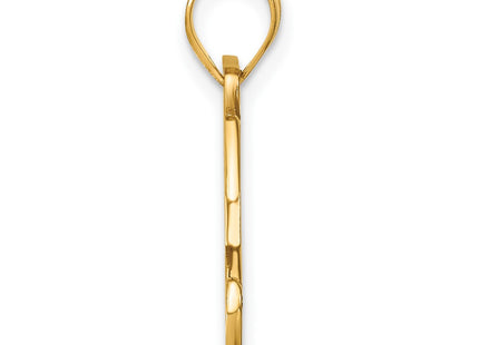 14k Yellow Gold Pendants Style YC252H - Classique Jewelry Inc.