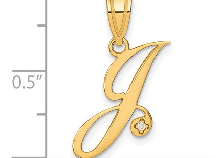 14k Yellow Gold Pendants Style YC252J - Classique Jewelry Inc.