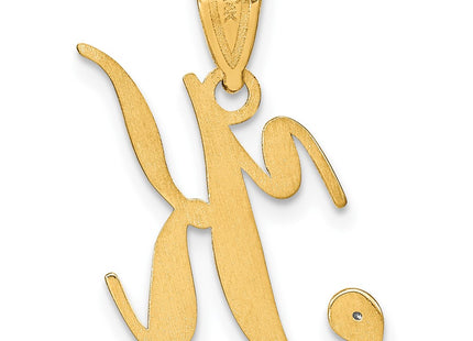 14k Yellow Gold Pendants Style YC252K - Classique Jewelry Inc.