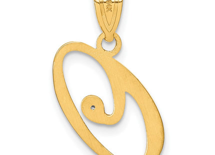 14k Yellow Gold Pendants Style YC252O - Classique Jewelry Inc.