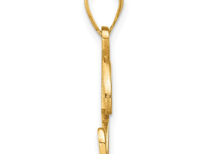 14k Yellow Gold Pendants Style YC252P - Classique Jewelry Inc.