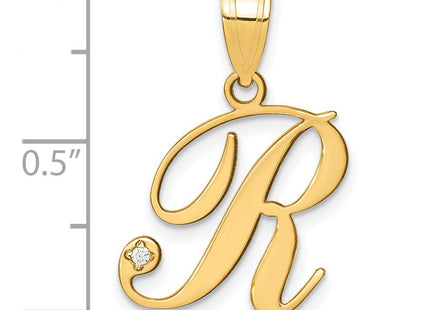 14k Yellow Gold Pendants Style YC252R - Classique Jewelry Inc.