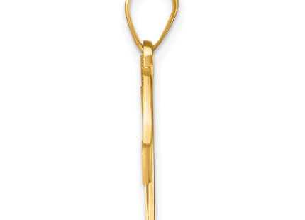 14k Yellow Gold Pendants Style YC252W - Classique Jewelry Inc.
