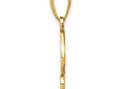 14k Yellow Gold Pendants Style YC252Y - Classique Jewelry Inc.