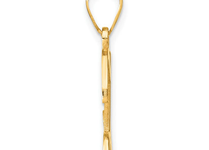 14k Yellow Gold Pendants Style YC252Z - Classique Jewelry Inc.