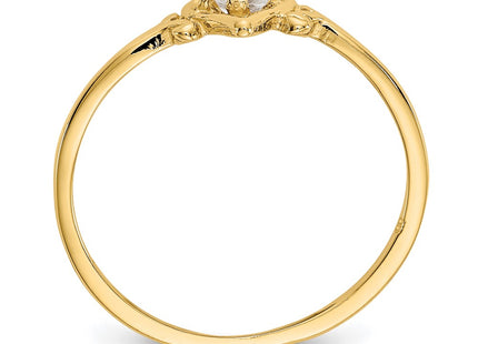 14k Yellow Gold Rings Style YC427 - Classique Jewelry Inc.