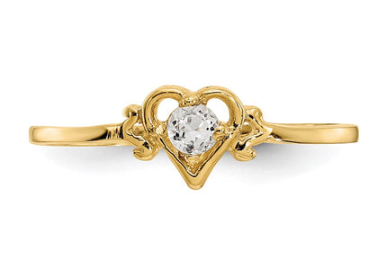 14k Yellow Gold Rings Style YC427 - Classique Jewelry Inc.