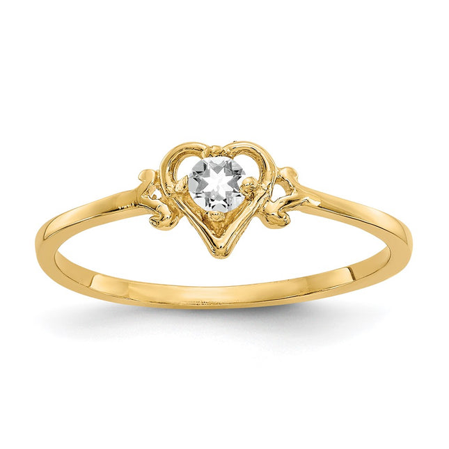 14k Yellow Gold Rings Style YC427 - Classique Jewelry Inc.