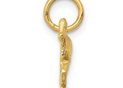 14K Polished Horse Charm, 13 x 13mm