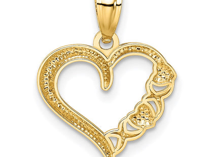 14k Yellow & Rhodium Pendants Style YC441 - Classique Jewelry Inc.
