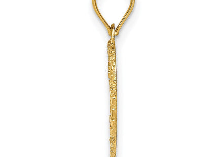 14K gold charm, alternate view