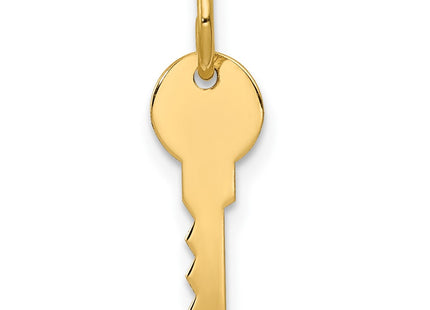 14K gold key charm