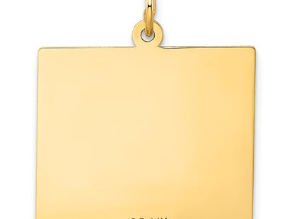 14k Yellow Gold Pendants Style YC461 - Classique Jewelry Inc.