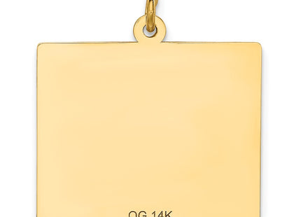 14k Yellow Gold Pendants Style YC462 - Classique Jewelry Inc.