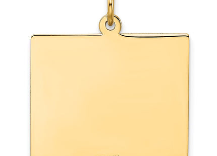 14k Yellow Gold Pendants Style YC463 - Classique Jewelry Inc.