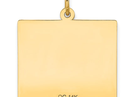 14k Yellow Gold Pendants Style YC464 - Classique Jewelry Inc.