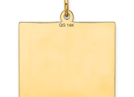 14k Yellow Gold Pendants Style YC465 - Classique Jewelry Inc.