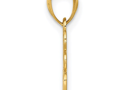14k Yellow Gold Pendants Style YC482 - Classique Jewelry Inc.