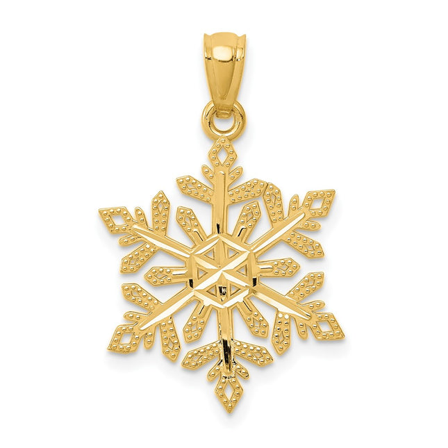 14k Yellow Gold Pendants Style YC494 - Classique Jewelry Inc.